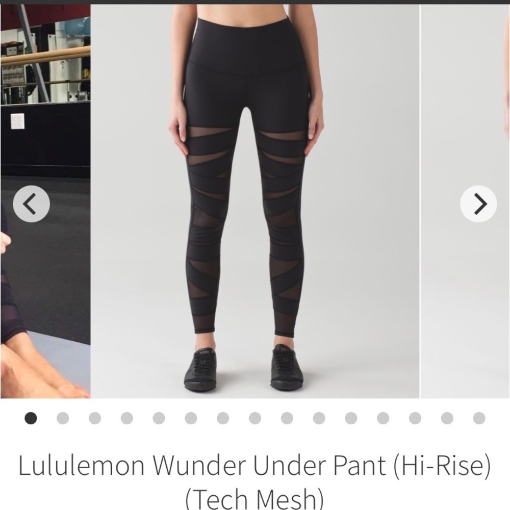 Lululemon Wunder Under Pant (Hi-Rise, Tech Mesh)